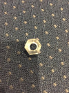 Nut 6mm clear acrylic