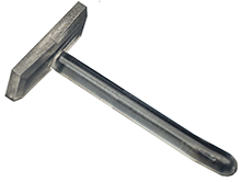 Hook Clear Polycarbonate 38mm Au Made