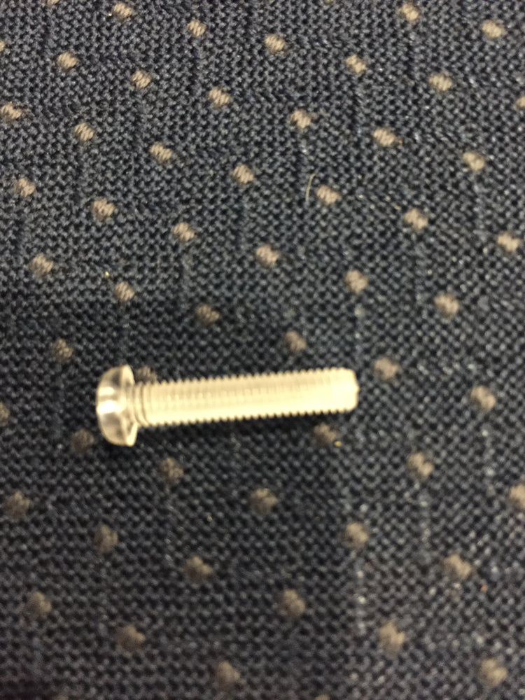 Bolt Round Head 4mm x 20mm clear acrylic