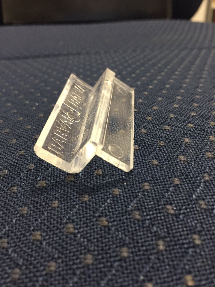 Z Section Clear Acrylic for Slat wall Au Made