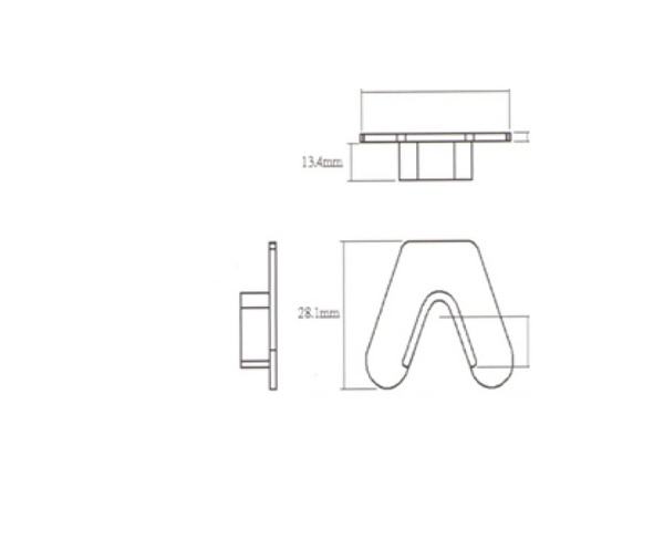 Nose Piece Clear acrylic AU made